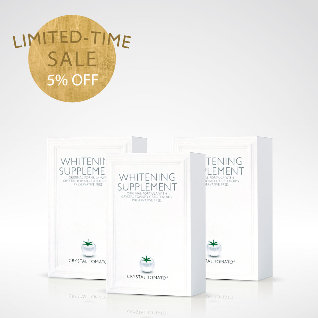 【⏱️ LIMITED-TIME SALE】CRYSTAL TOMATO® WHITENING SUPPLEMENT x 3 BOXES